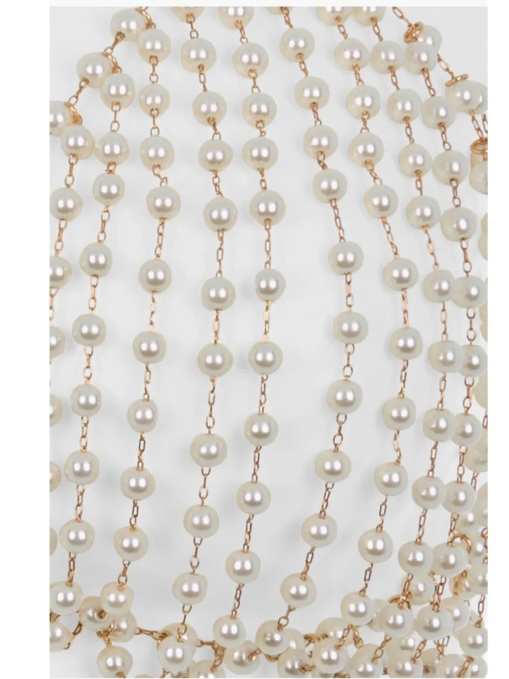 Bluebella Imitation Pearl Halter Bralette - Picture 3 of 5